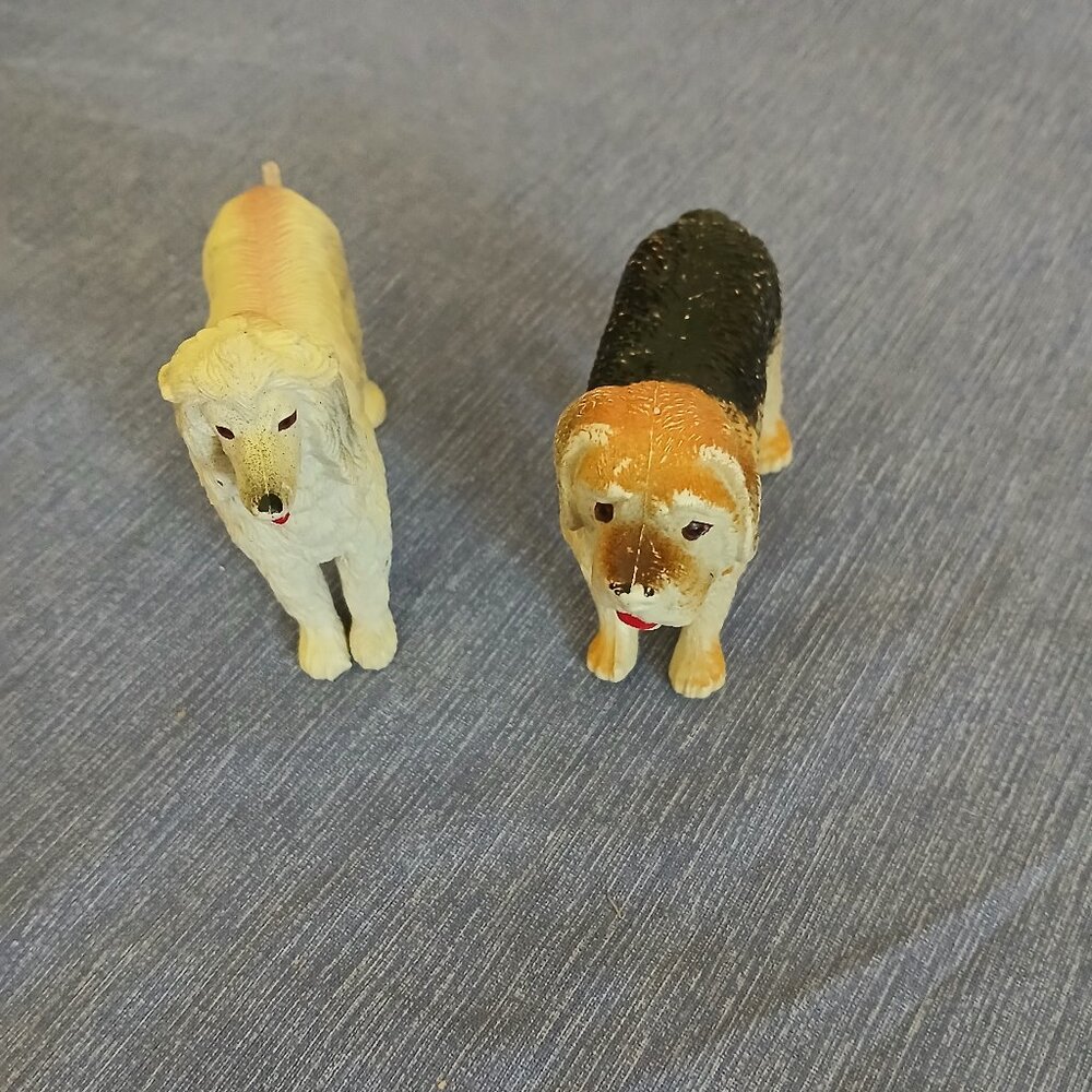 Vintage Animals Imperial Dog 5.5" Toy Corp Rubber 1974